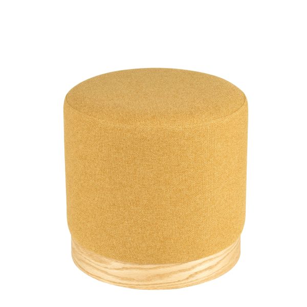 Puff Angus Mostaza ø 40 Cm