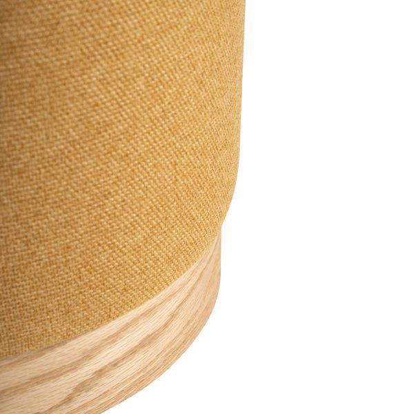 Puff Angus Mostaza ø 40 Cm - Imagen 3