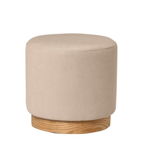 Puff Angus Beige ø 40 Cm